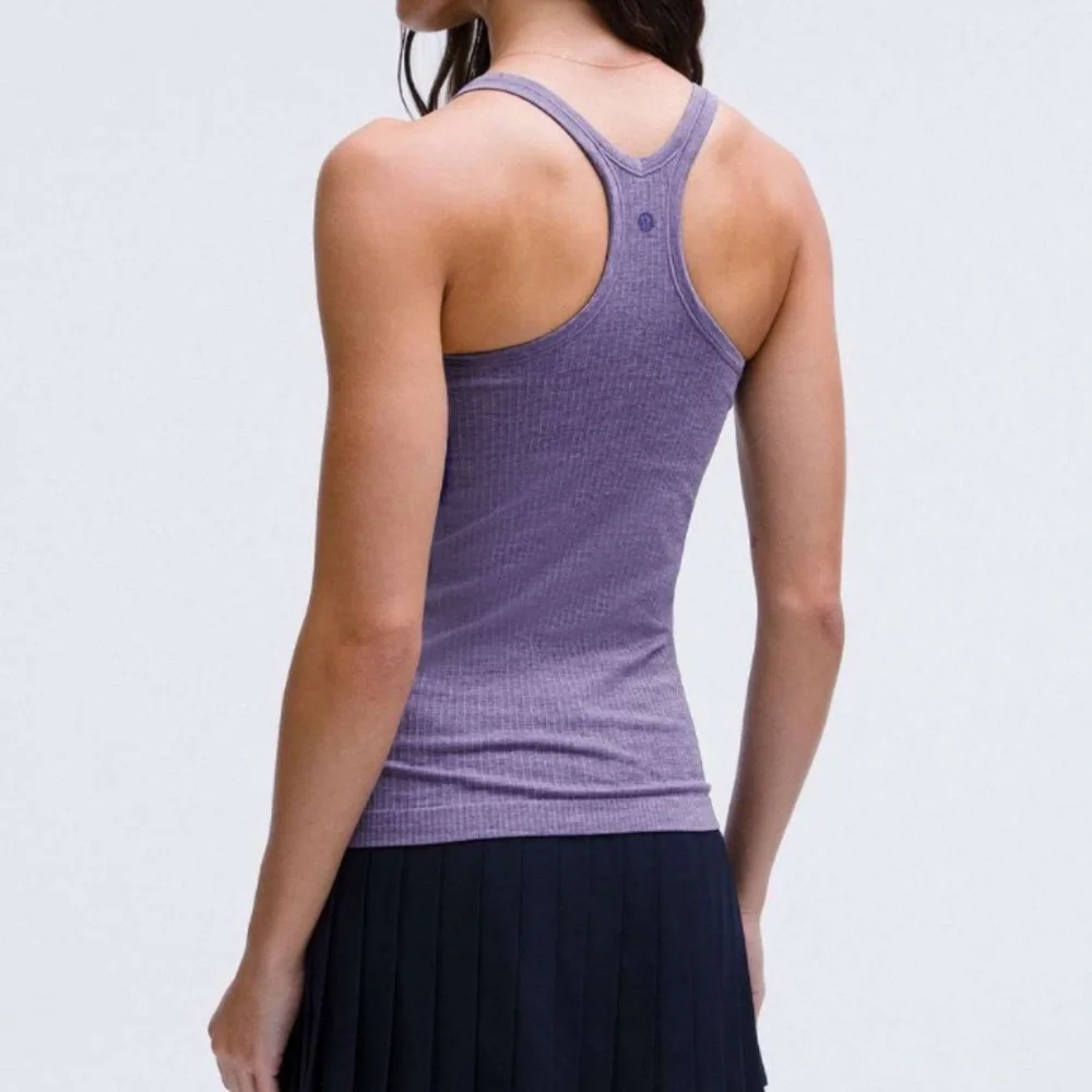 NWT Lululemon Ebb to Street Tank Top *Light Support, B/C Cup Nightfall Size 14 - Picture 5 of 14